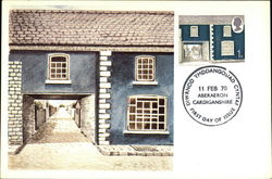 British Architecture STWCO Cymreig Welsh Stucco Postcard