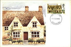 British Architecture, Cotswold Limestone Maximum Cards Postcard Postcard