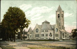 First Church Nashua, NH Postcard Postcard