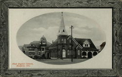 First Baptist Church Postcard