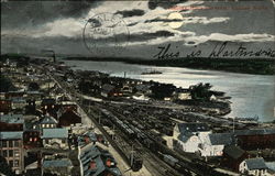 Halifax from Elevator, Looking North Nova Scotia Canada Postcard Postcard