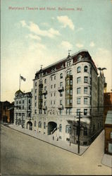 Maryland Theatre and Hotel Postcard