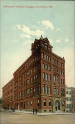 Baltimore Medical College Postcard