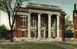 Elizabeth Carey Agassiz House, Radcliff College Postcard