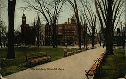 City Hall Park Postcard