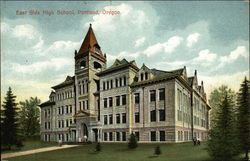 East Side High School Postcard