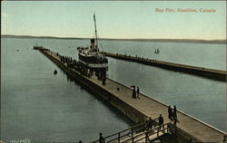 Bay Pier Hamilton, ON Canada Ontario Postcard Postcard