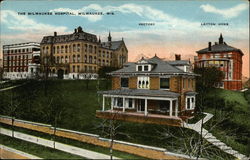 The Milwaukee Hospital Postcard