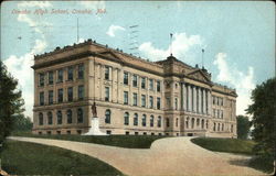 Omaha High School Postcard