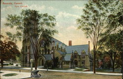 Episcopal Church Ansonia, CT Postcard Postcard