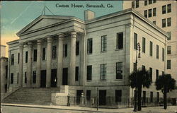 Custom House Savannah, GA Postcard Postcard