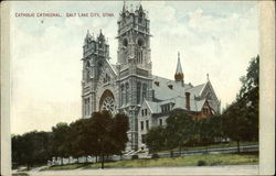 Catholic Cathedral Salt Lake City, UT Postcard Postcard