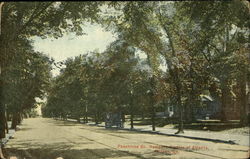 Peachtree St., Resident Portion of Atlanta Georgia Postcard Postcard