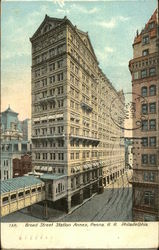 Broad Street Station Annex, Penna R.R Philadelphia, PA Postcard Postcard