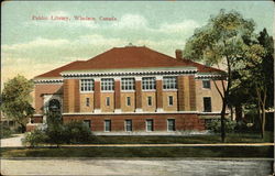 Public Library Postcard