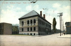 Public Library Postcard