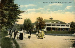 Pavilion at Brookside Park Cleveland, OH Postcard Postcard