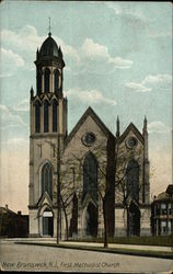 First Methodist Church New Brunswick, NJ Postcard Postcard