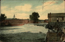 The Falls Chicopee Falls, MA Postcard Postcard