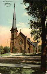 First Methodist Church Postcard