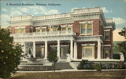 Residence Whittier, CA Postcard Postcard