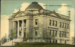 University of Cincinnati - Library Ohio Postcard Postcard