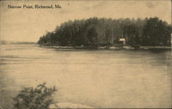 Narrow Point Richmond, ME Postcard Postcard