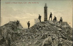 Summit of Mount Shasta California Postcard Postcard