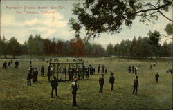 Recreation Ground, Golden Gate Park San Francisco, CA Postcard Postcard