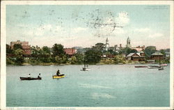 River Front from West Springfield Postcard