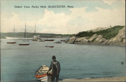 Oakes' Cove, Rocky Neck Postcard