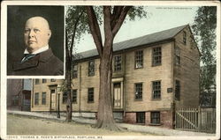 Thomas B. Reed's Birthplace Postcard