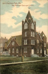 New Methodist Episcopal Church Livermore Falls, ME Postcard Postcard