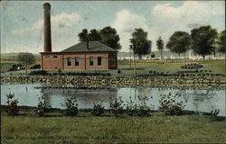 Pumping Station, Water Works Augusta, ME Postcard Postcard