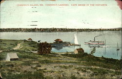 Cushing's Landing - Cape Shore in Distance Portland, ME Postcard Postcard