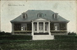 Public Library Postcard