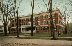 Colby College - Foss Hall Postcard