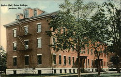 Bates College - Parker Hall Lewiston, ME Postcard Postcard