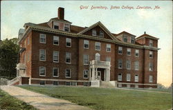 Bates College - Girls Dormitory Lewiston, ME Postcard Postcard