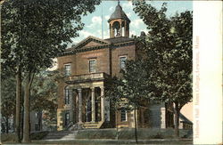 Bates College - Hathorn Hall Lewiston, ME Postcard Postcard