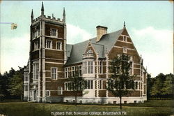 Bowdoin Coolege - Hubbard Hall Brunswick, ME Postcard Postcard