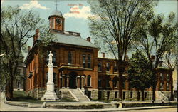 County Building Auburn, ME Postcard Postcard