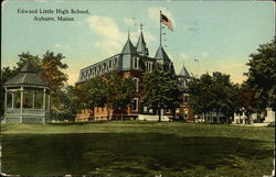 Edward Little High School Auburn, ME Postcard Postcard