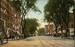 Elm Street Looking South Postcard