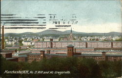 No. 11 Mill and McGregorville, Manchester, N.H Postcard