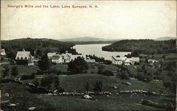 George's Mills and the Lake Lake Sunapee, NH Postcard Postcard