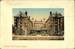 Portland Hotel Oregon Postcard Postcard