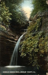 Scene at Starved Rock, Lasalle County, lll Postcard