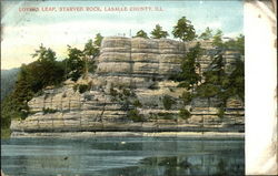 Lovers Leap, Starved Rock, LaSalle County Postcard