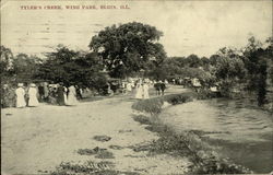 Tyler's Creek, Wing Park Postcard